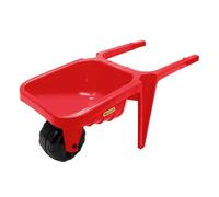 Wader 74802 - Carretilla Gigante en Rojo, cargable hasta 100 kg, tamaño Aprox. 77 x 32 x 34 cm, para niños a Partir de 12 Meses, Adecuada para jardín, arenero, Playa o como Regalo