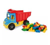 Wader: Camión volquete con elementos de construcción - 17 piezas, 38 cm