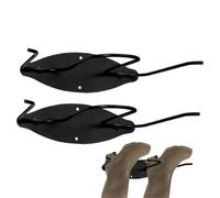 Wader Hangers 2 Pieces - Wall Mounted Stainless Steel, Storage Metal Shoe Rack, Home Entryway Garage Basement Workshop | Home Entryway Garage Basement Workshop Barn Cabin Porch Compact