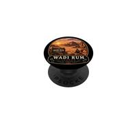 Wadi Rum Jordan Vintage Sunset Viaje Diseño PopSockets PopGrip Adhesivo