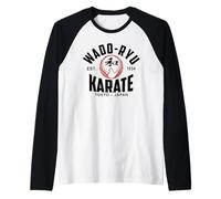 Wado-Ryu Karate Do Artes Marciales Japón Tokyo Camiseta Manga Raglan