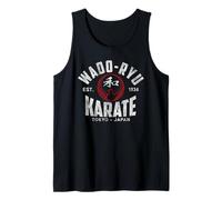 Wado-Ryu Karate Do Artes Marciales Japón Tokyo Vintage Camiseta sin Mangas
