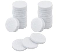 WADORN 100 recambios para difusor de aromaterapia redondo de 20 mm, almohadillas de repuesto para difusor de aceites esenciales, de microfibra, absorbentes, para collar, clip de ventilación, casa