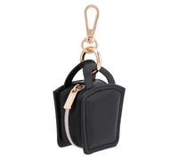 WADORN Anillo de viaje para joyas, caja de soporte, caja de viaje, anillo deportivo, caja organizadora con llavero, bolsa negra, forma de joya, bolsa organizadora, bolsa de regalo