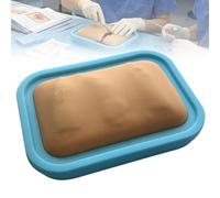 WADPP Modelo Incisión y Drenaje de Abscesos, Almohadilla de Sutura en Silicona Tipo Piel para Estudiantes, Kit de Entrenamiento I&D con Simulación de Pus, Simulador de Habilidades Quirúrgicas