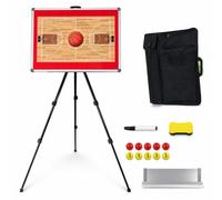 WADPP Pizarra táctica baloncesto con trípode, imanes y bolsa