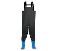 Wadwear - Wadwear con cintura elástica, pantalones impermeables | Gato nocturno Pesca Aves zancudas Hombres Caza Pecho Wader Impermeable Pvc Pesca Aves zancudas, Juego de arena Pesca Wateractivitei