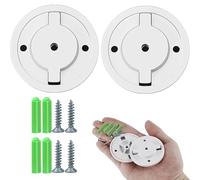 WADY Paquete de 2 soportes de pared impermeables para cámaras inteligentes Tapo C200/C210/TPC42EW/IPC43AN y más cámaras inteligentes, base de montaje universal de cámara de seguridad de 55 mm con