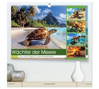 Wächter der Meere (hochwertiger Premium Wandkalender 2026 DIN A2 quer), Kunstdruck in Hochglanz: Tauchen Sie ein in die faszinierende Welt der ... stille Kraft dieser uralten Meeresbewohner.