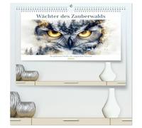 Wächter des Zauberwaldes (hochwertiger Premium Wandkalender 2026 DIN A2 quer), Kunstdruck in Hochglanz: Unsichtbar für die meisten, beschützen sie die ... Ortes, an dem Magie und Natur eins sind.