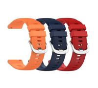 Waekethy 22mm Correas para Suunto RUN/Race/9 peak/5 peak, Correas de Reloj de Silicona Transpirables Pulsera Compatibles con Garmin Forerunner 970 965 945 935 S62 S60 (Naranja + Azul + Rojo)
