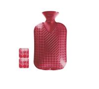 Wärmflasche 2,0l glatt Thermoplast, cranberry