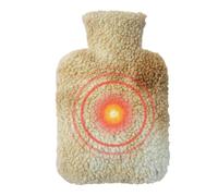 Wärmflaschen-Wasserbeutel - Wärmwasserbeutel | 1000 ml beheizte Wasserflaschen | Kleine Wärmflasche | Winter-Handwärmer | Fußwärmer mit Abdeckung für Füße und Hände