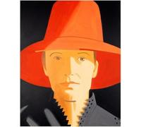 Waeta Rnvzx Alex Katz Exposición Póster e Impresiones Abstracto 《Retrato de Mujer》 Lienzo Arte de Pared Alex Katz Pintura Alex Katz Imágenes Decoración del hogar 40x60cmx1 Sin Marco