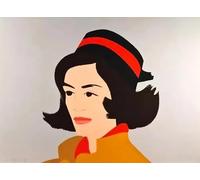 Waeta Rnvzx Alex Katz Pósteres e Impresiones Retrato de Dama Abstracto Arte de la Pared Alex Katz Pintura en Lienzo Imágenes Famosas de Alex Katz para la decoración del hogar 50x70cmx1 Sin Marco