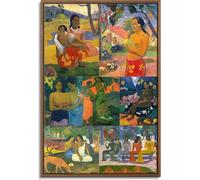 Waeta Rnvzx Collage artístico de pinturas de Paul Gauguin Carteles Grabados murales 50x70cm