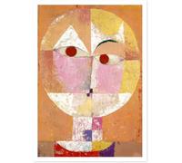 Waeta Rnvzx Impresión mural de Paul Klee Pósters Senecio (Baldgreis) Pintura en lienzo 50x70cm