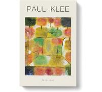 Waeta Rnvzx Paul Klee imprime pósteres de árboles y arquitectura, lienzo, decoración de pared 50x70cm