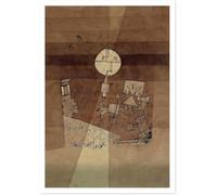 Waeta Rnvzx Paul Klee imprime pósters Moonplay Pintura sobre lienzo Arte abstracto en la pared 50x70cm