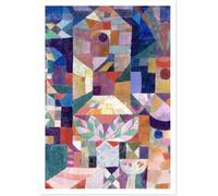 Waeta Rnvzx Pintura mural de lienzo de Paul Klee, grabados de carteles de Burggarten, pintura abstracta 50x70cm
