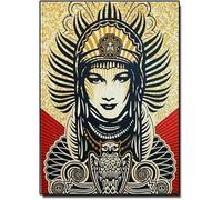 Waeta Rnvzx Shepard Fairey Vintage Poster Paz Justicia Mujer Arte de pared Shepard Fairey Prints Street Art Pintura en lienzo Cuadro para decoración del hogar 60x80cm Sin marco