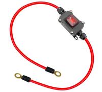 Wäte?proof Rocker Switch, High-Power IP67 Wate?proof Junction Box Switch, Ro? ? With Indicator For 12-24V, ?urable For Marine Automotive Outdoor, 1 Swi?