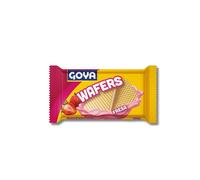 Wafers Fresa 95g - Galletas de Barquillo Crujiente Rellenas con Crema Sabor Fresa - Snack Dulce para Postres, Helados y Merienda - Goya - NEXU