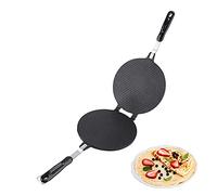 Waffle Cone Maker, Sartén antiadherente de hierro para gofres de doble cara para tortilla de conos de helado Crepe Pizzelle, diámetro de 8.66 pulgadas