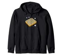 Waffle Lover Doodle Style, Amor Dulces Sudadera con Capucha