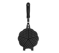 Waffle Maker Pan Mini Waffle Maker Estufa Waffle Skillet Multi Mini Waffle Maker Pan Waffle Maker Diseño innovador Fácil de limpiar Ligero Portátil para cocinar en casa Camping