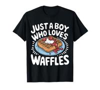 Waffles Solo un niño que ama los gofres Camiseta
