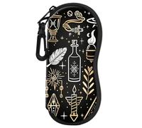 WAFICAC Estuche blando para gafas de sol Various Icons, ultraligero, de neopreno, con cremallera resistente, para hombres y mujeres.