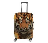 WAFICAC Funda para Maleta Rising Sun Tiger, a Prueba de Polvo, para Viajes, Protectora elástica para Maleta, tamaño M, Apta para Maletas de 19 a 32 Pulgadas.