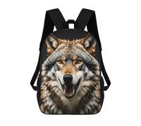 WAFICAC Mochila para portátil Hungry Like A Wolf de 17 pulgadas, moderna, tipo mochila de mano, tipo bandolera, para viajes