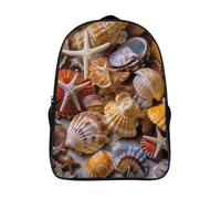 WAFICAC Mochila para portátil Sea Shell Treasures, mochila de viaje de 16 pulgadas, bolso bandolera para el trabajo