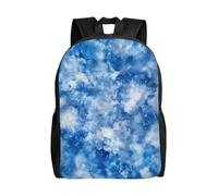 WAFICAC Trendy Unisex 16 Inch Backpack Tie-Dye Modern Aesthetic for Fashion Forward Commutes Errands & Leisure