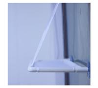 WAFOHSR Cama Colgante For Gatos, Hamaca For, Aérea For, Casa, Gatito, Marco De Escalada, Ventana Soleada, Asiento, Nido, Rodamiento, Accesorios For Mascotas Hamaca para Gatos(White)