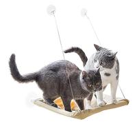 WAFOHSR Hamaca Colgante For Gatos con Rodamiento De Disco Trocal 15KG For Mascotas, Cómoda Y Ventana Estante Alfombrilla, Fácil Montaje Hamaca para Gatos