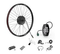 WAFOHSR Kit De Conversión Bicicleta Eléctrica 750 W Y 500 con Motor Buje 125XVH For Servicios Mensajería Reparto Comida Motor Potente(Lever,750W V Brake 700C_VD03)