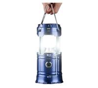 WAFOHSR Lámpara Solar For Acampar, Linterna Portátil Telescópica Recargable por USB, Colgante De Emergencia, Luces Impermeables For Exteriores IluminacióN Brillante(Blue)