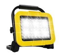 WAFOHSR Luz LED De Trabajo Inalámbrica, 50W, 5000LM, Reflector Portátil For Exteriores, Camping, Pesca, Herramienta Emergencia, Lámpara For Pin Batería 20V IluminacióN Brillante