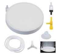 Wafuesh Piedra de Aire para Acuario Nano, Burbujeador de Pecera de Piedra de Aire para Acuario, 10cm Disco de Piedra, Ideal para Sistemas Hidropónicos y Estanques de 60-120cm