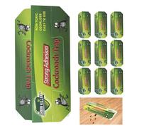Wafuesh Trampas Anticucarachas No Tóxicas y Seguras para Hormigas y Otros Insectos - Kit de 10 Trampas Profesionales con Adhesivo Súper Fuerte para Uso en Cocina,Hogar y Oficina - Sin Químicos