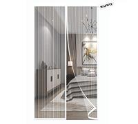 WAFWYY® Magnet Fly Screen Door Protección Contra Insectos, Instalación De Adhesivo De Cortina Magnética Sin Perforación, Cierre Magnético De Mosquitera, Marco Completo, 80x210 Cm