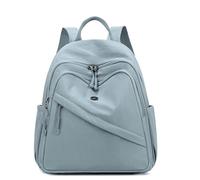 Wafybsre Mochila pequeña para mujer, mini mochila de viaje de nailon, bolsa de hombro, bonita mochila ligera para mujer, Azul cielo, S