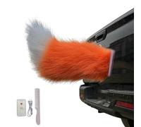 Wagging Tail For Car - Remote Control Plush Accessory, Features Waterproof IP67 Electronics And High-Speed Automotive Grade Twist-Lock Suction Mount, Prevent Highway Detachment, 30cm Rechargea