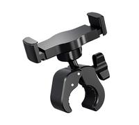WAGHAVEN Soporte de teléfono giratorio de 360 grados para soporte de tubo redondo de 15 a 45 mm para una fácil instalación del soporte de bicicleta