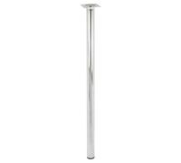 Wagner 12156001 Classic Retro - Pata para Muebles (diámetro: 30 x 600 mm, 60 x 60 mm, Rosca Interior de 10 mm, Acero Cromado - 12156001)