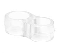 WAGNER 15526004 - Juego de topes para puertas y ventanas (45 x 25 x 15 mm, para todas las puertas con picaportes de 16 a 20 mm de diámetro, para enganchar)