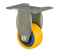 WAGNER - 3C - Rueda fijas de diseño/ruedas de transporte/ruedas para muebles - multicolor, banda de rodadura blanda, diámetro Ø 25 mm, capacidad de carga 12 kg - 01242501